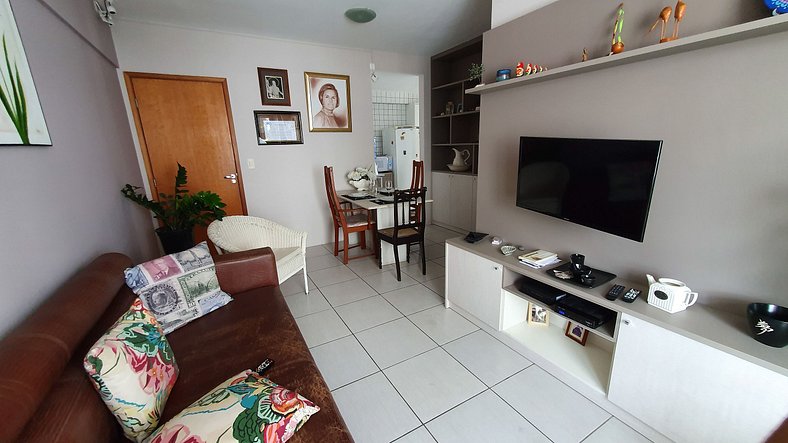 2 bedroom apt with balcony near Praça Casa Forte the most pl