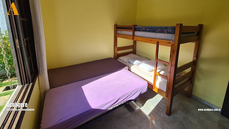 Apartamento condomínio Massaguaçu 6 pessoas LZS1