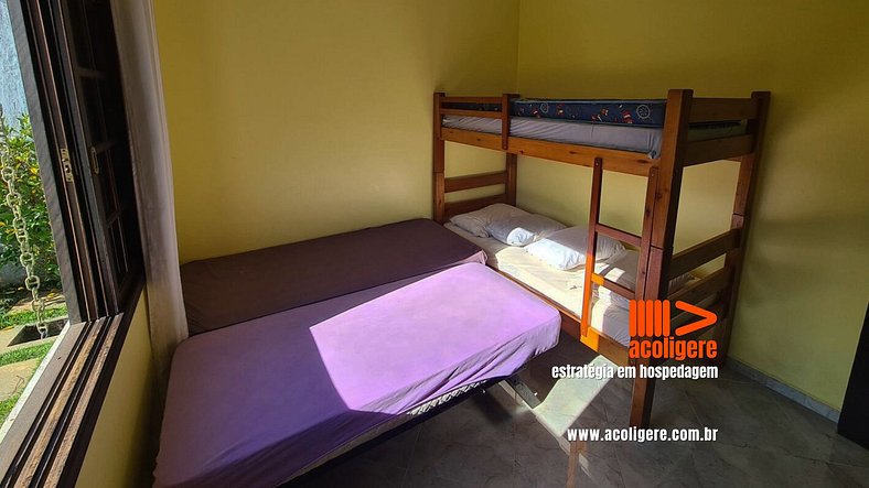 Apartamento condomínio Massaguaçu 6 pessoas LZS1