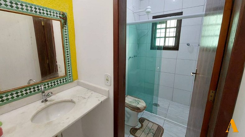 Casa con piscina privada en Praia do Massaguaçu