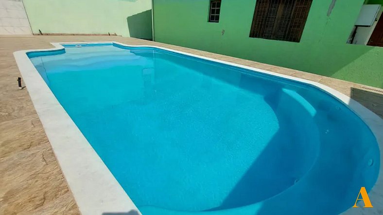 Casa con piscina privada en Praia do Massaguaçu