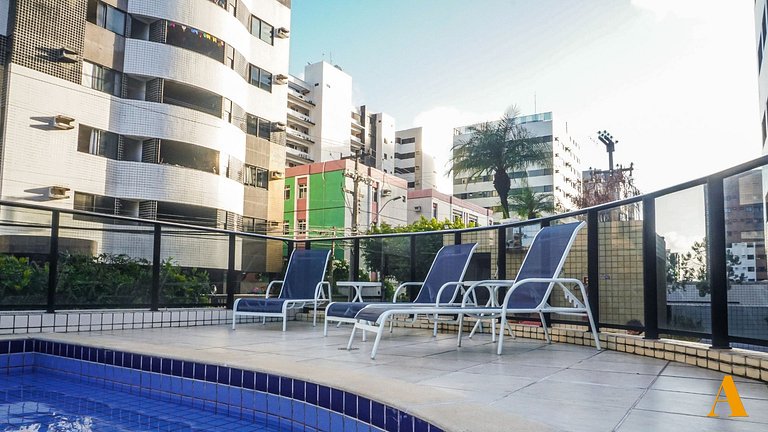 Comfortable 2 bedroom flat in Ponta Verde