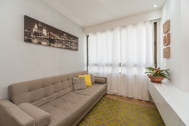 Excelente apartamento en Playa de Boa Viagem para hasta 4 pe