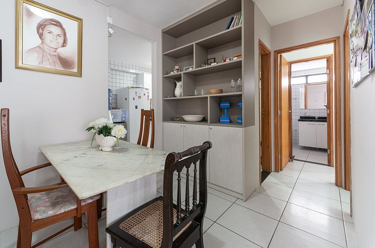 Flat 2 dormitorios + balcón cerca Praça Casa Forte el barrio