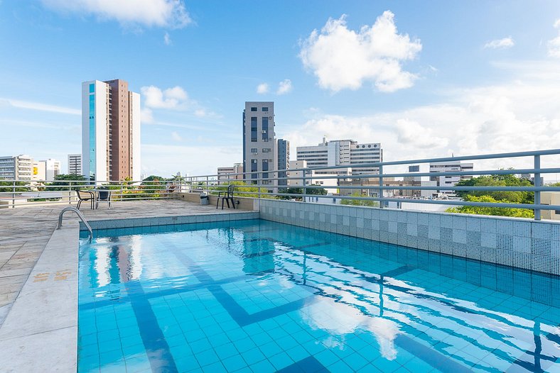 OTH1205 Piso en Ilha do Leite, Recife, una habitación.