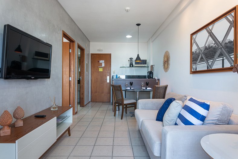 OTH1703 Excellent flat on Ilha do Leite for up to 2 people