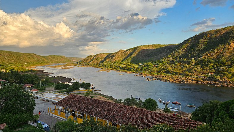 Pensión en Pirañas hermosas vistas de la ciudad.