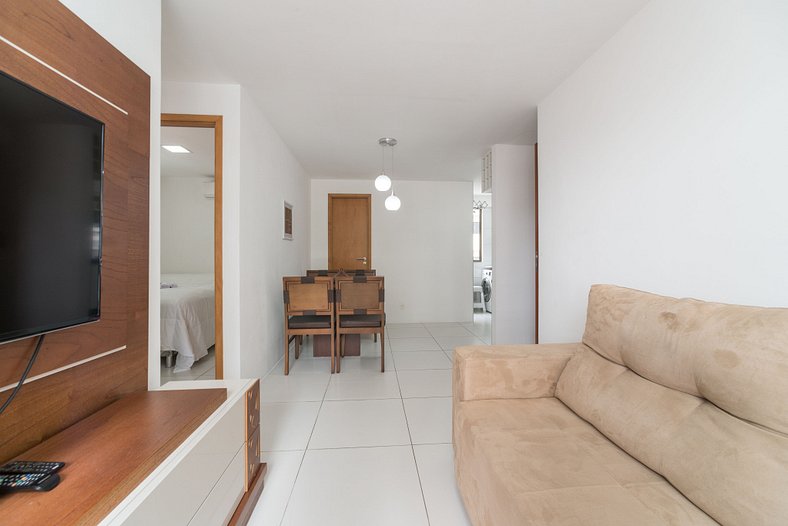 PM306 Excellent flat for 5 people in Boa Viagem