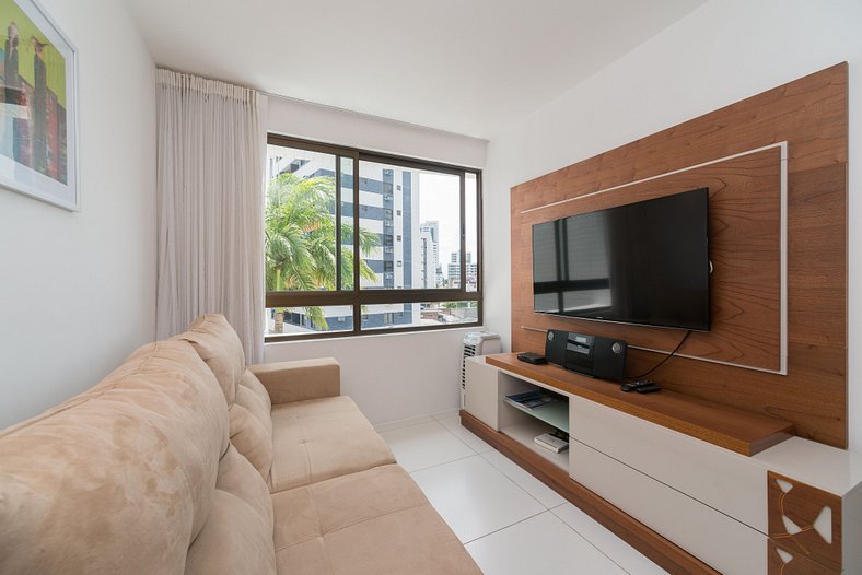 PM306 Excellent flat for 5 people in Boa Viagem