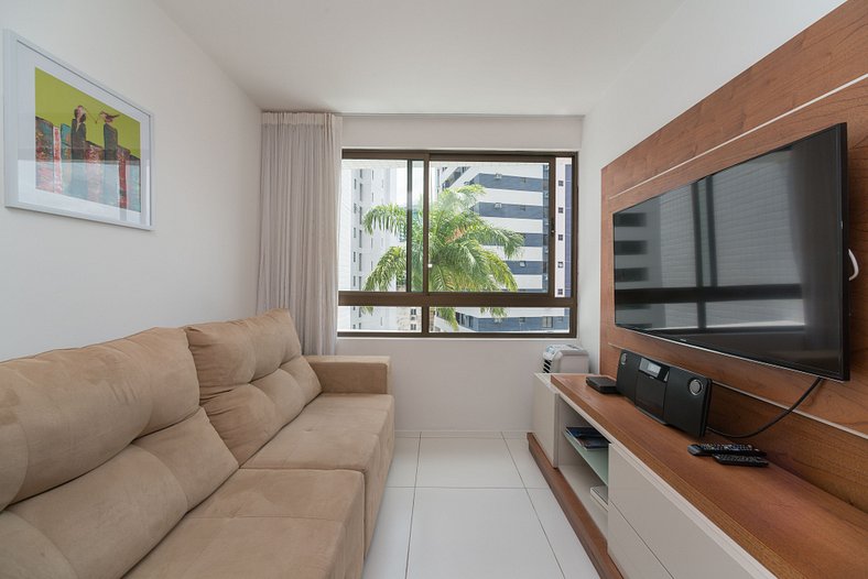 PM306 Excellent flat for 5 people in Boa Viagem